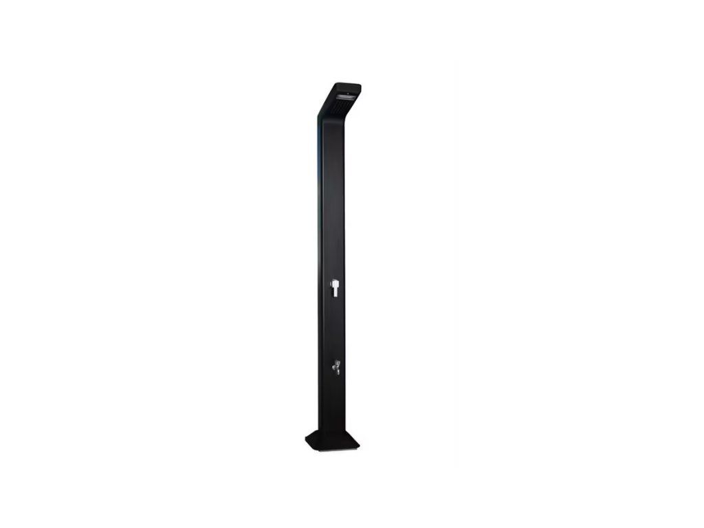 Solardusche UNO 35L aus Aluminium mit LED-Beleuchtung
